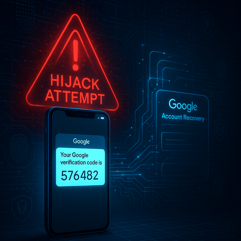 Google Recovery Account Scam